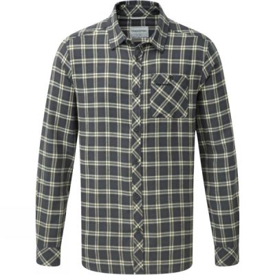 Camisa Craghoppers Brigden Check Hombre Azul Marino - Chile SUP942638